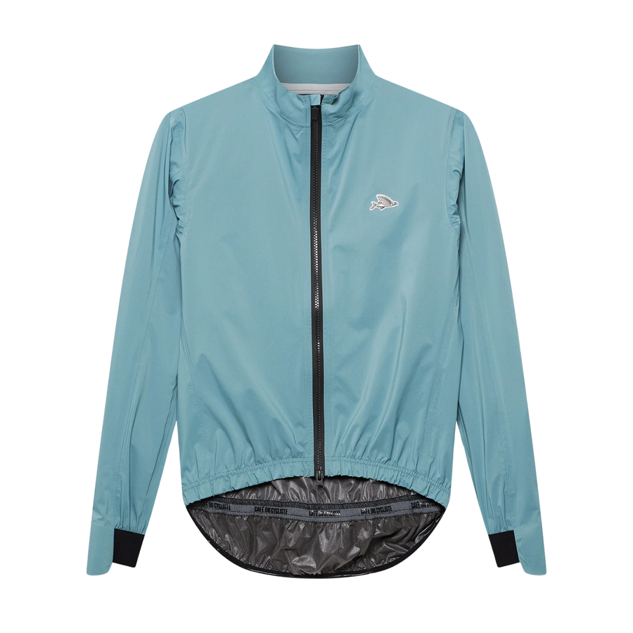Café du Cycliste Suzette Women's Lightweight Rain Jacket Regenjacke Deep Water