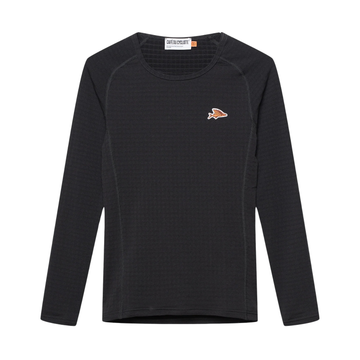 Café du Cycliste Coline Men's Three Season Base Layer Radunterhemd langarm Black