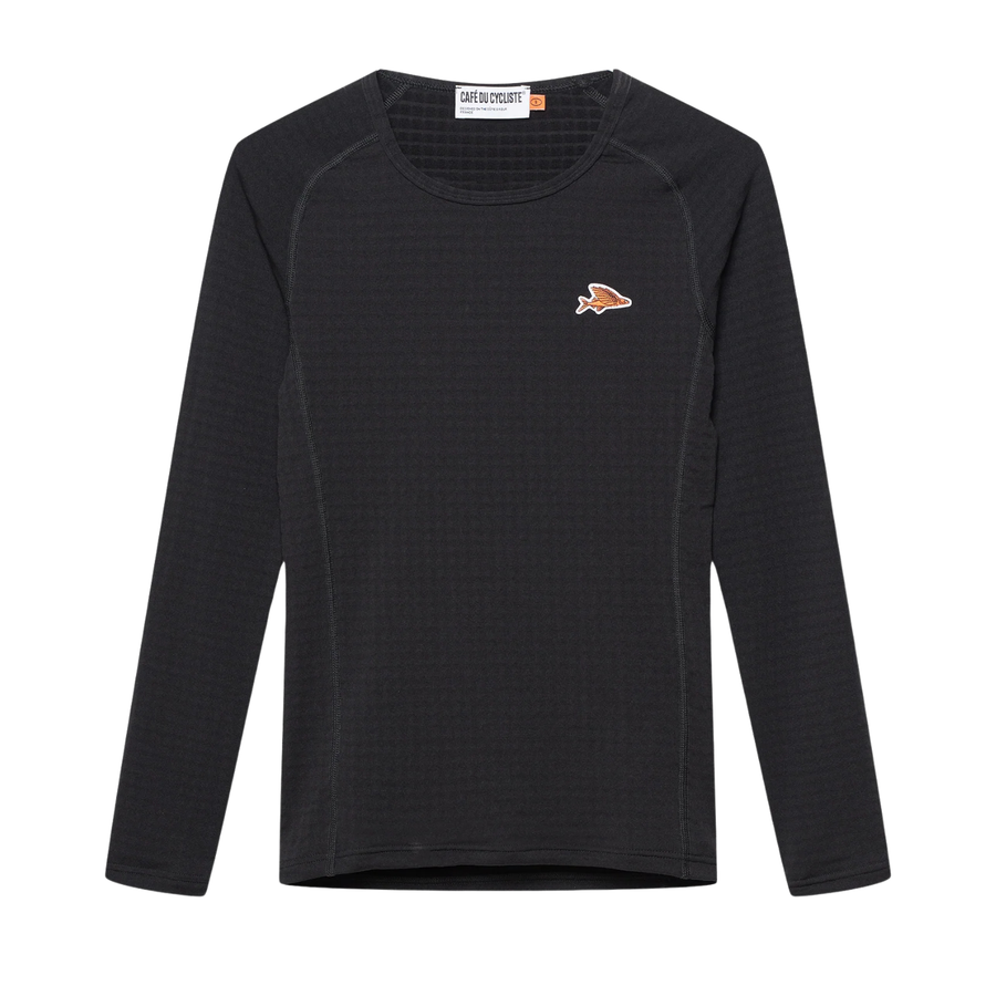 Café du Cycliste Coline Women's Three Season Base Layer Radunterhemd langarm Black