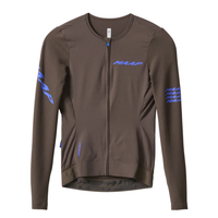 Maap Women's Emerge LS Jersey Radtrikot langarm Brown Umber