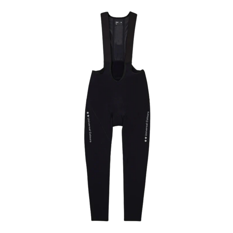 Pantaloni da ciclismo invernali Universal Colors Mono Bib Tight da uomo Nero