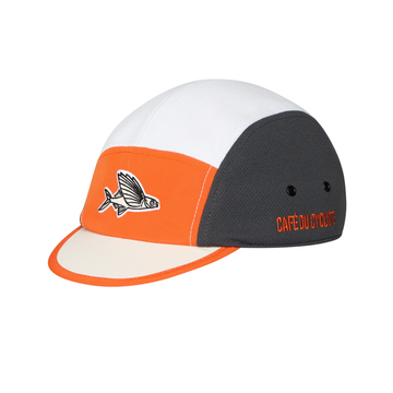 Café du Cycliste Gravel Cap Summer Radkappe Anthracite Scarlet