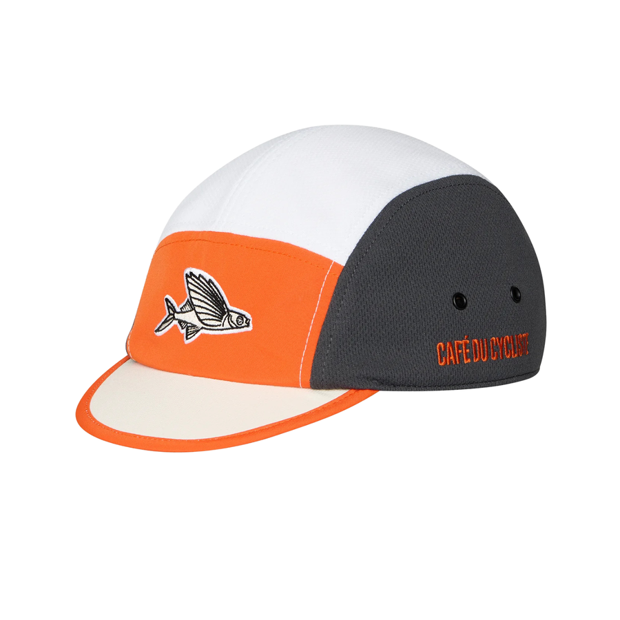 Café du Cycliste Gravel Cap Summer Radkappe Anthracite Scarlet