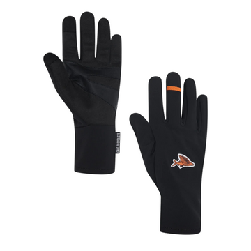 Café du Cycliste Softshell Gloves Unisex Cycling Gloves Thermo Handschuhe Black