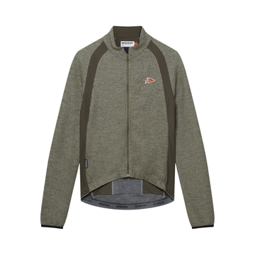 Café du Cycliste Marguerite Men's Long Sleeve Merino Cycling Jersey Radtrikot langarm Lichen Green