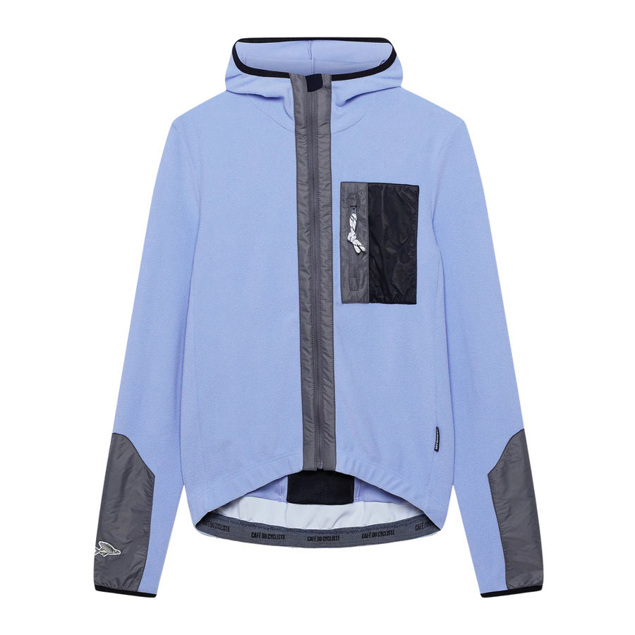 Café du Cycliste Ingrid Men's Microfleece Cycling Jersey Long Sleeve Radtrikot langarm Verbena