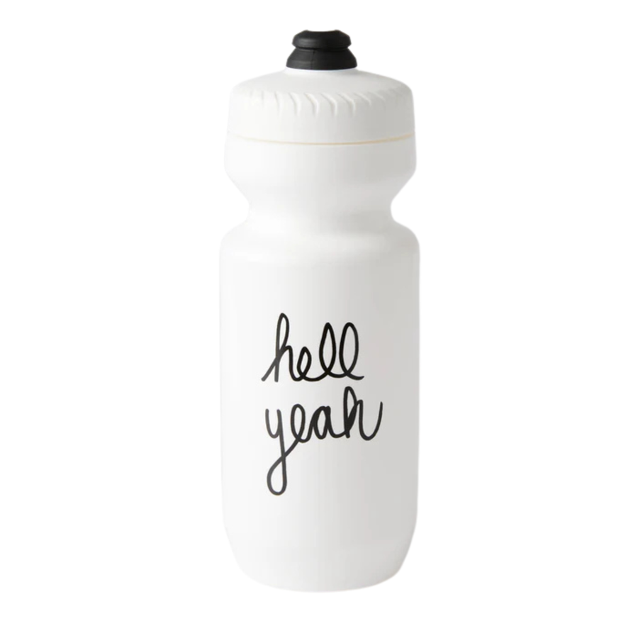 Fingercrossed Bidon 650ml Trinkflasche Hell Yeah White