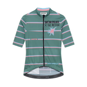 Café du Cycliste Mona Women's Café du Cycliste x The Meteor Radtrikot Meteor Green