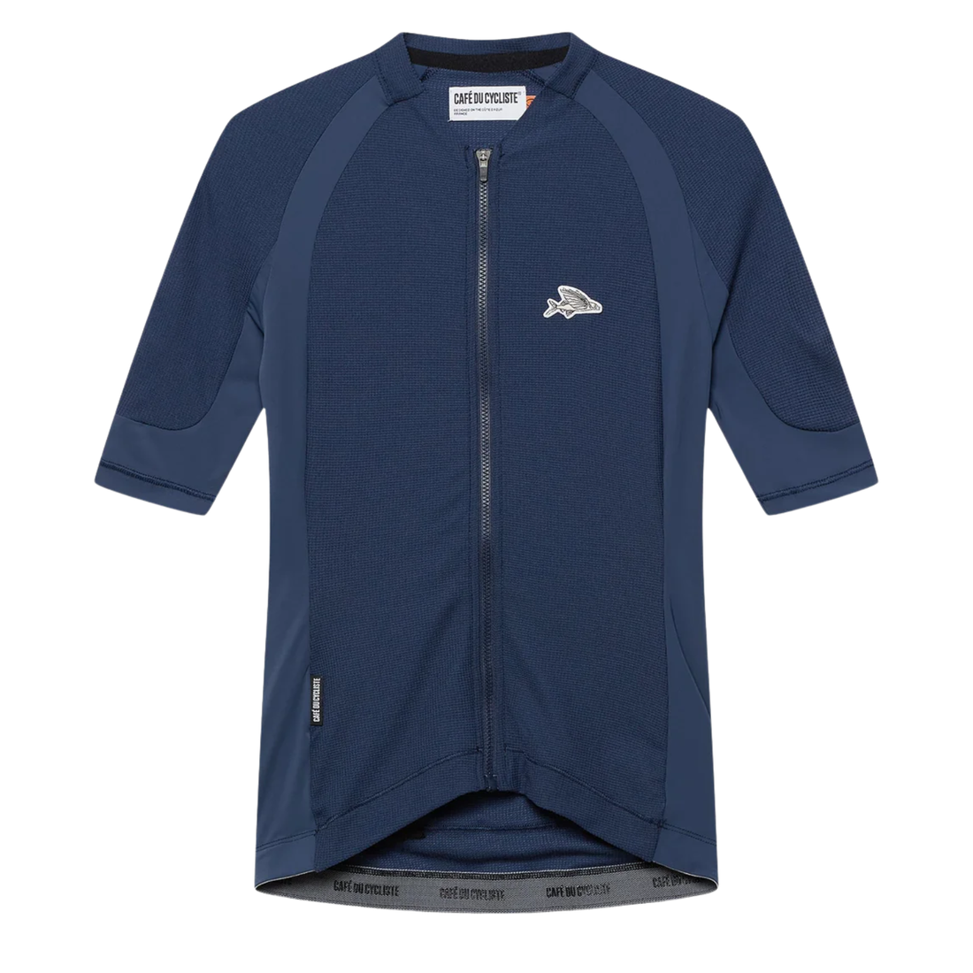 Café du Cycliste Mireille Women's Merino Jersey Radtrikot Navy Blue