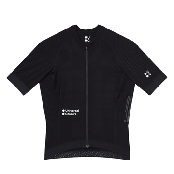 Universal Colours Chroma Women's Short Sleeve Jersey Radtrikot Black