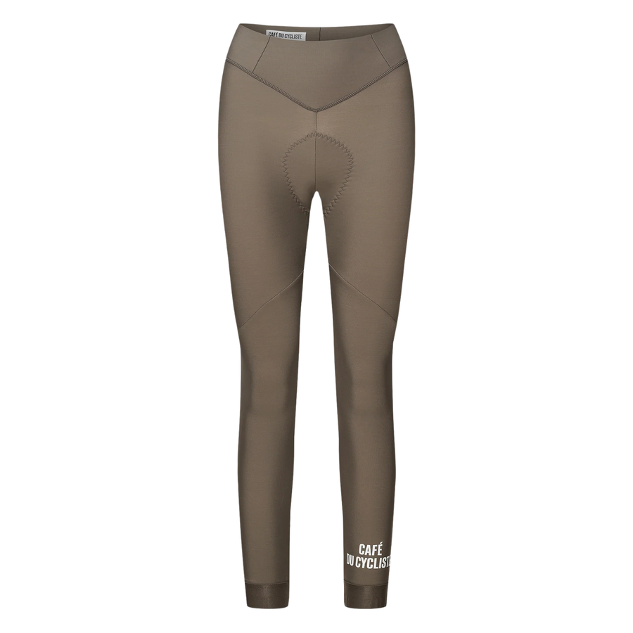 Café du Cycliste Theresa Women's Brushed Tights Thermo Radhose ohne Träger Carob