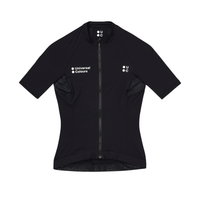 Universal Colours Mono Women's Short Sleeve Jersey Radtrikot Black