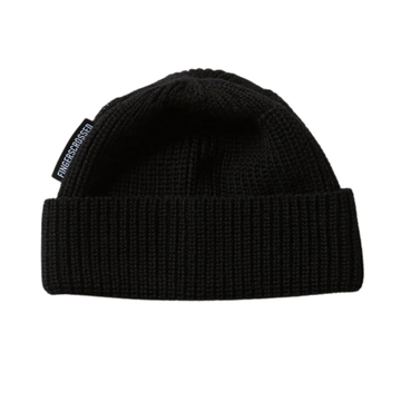 Fingerscrossed Unisex Merino Beanie Casual Mütze Black
