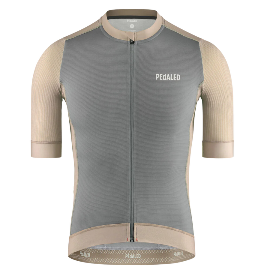 Pedaled Element Men's Jersey Radtrikot Beige