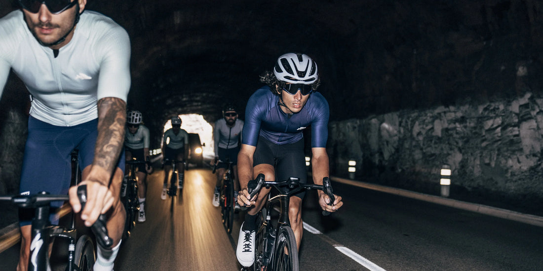 Café du Cycliste Men's Superlight Jersey Vinciane Radtrikot Navy