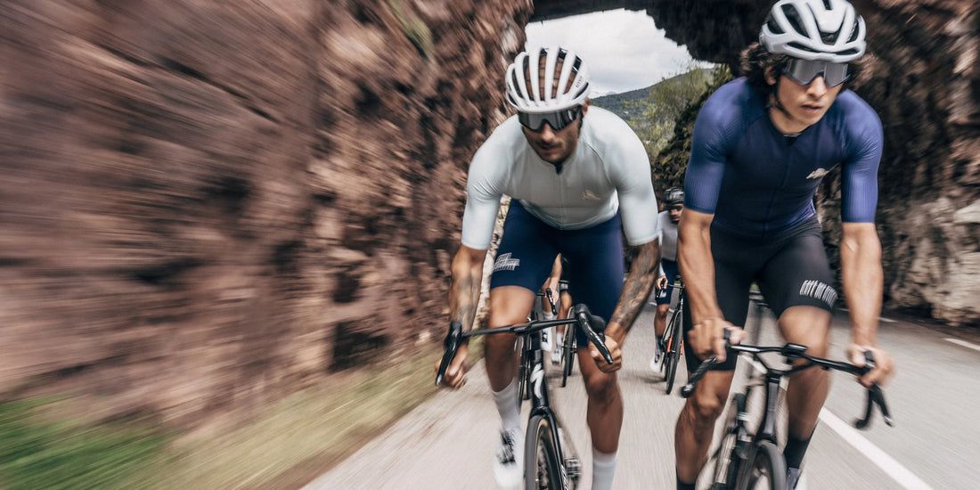 Café du Cycliste Men's Superlight Jersey Vinciane Radtrikot Navy