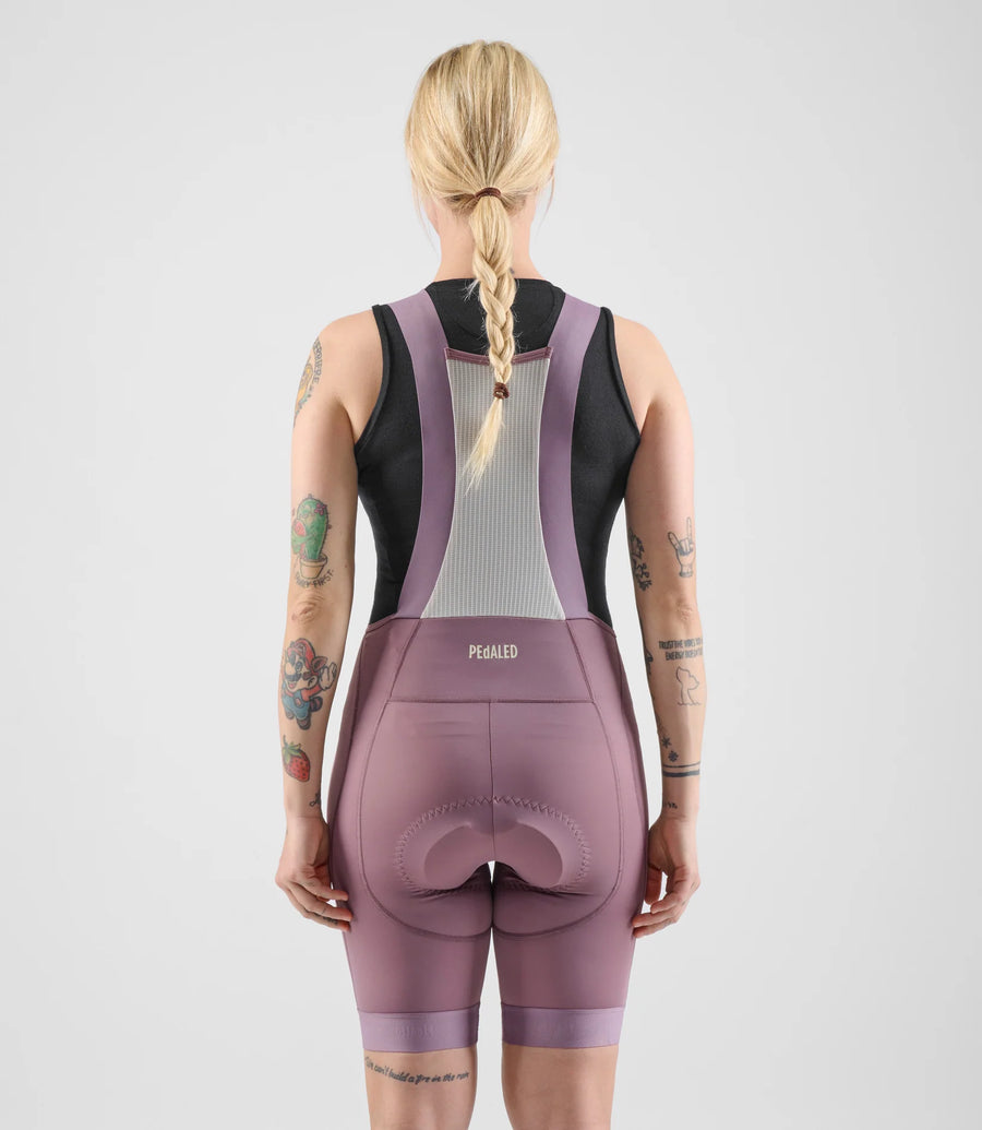 Pedaled Element Women's Bib Shorts Trägerhose Lilac