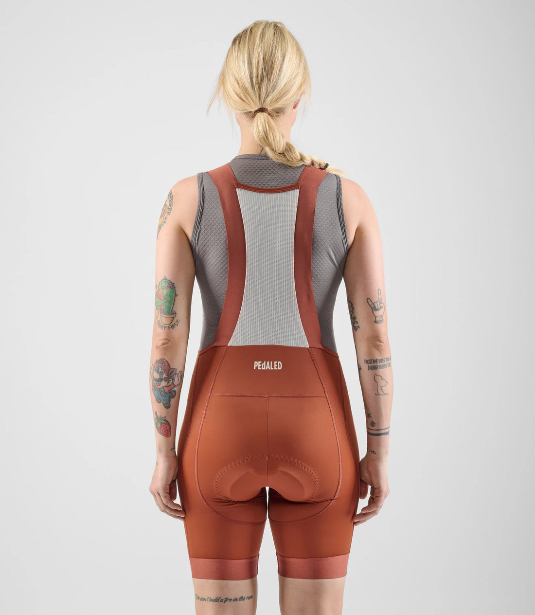 Pedaled Element Women's Bib Shorts Trägerhose Orange