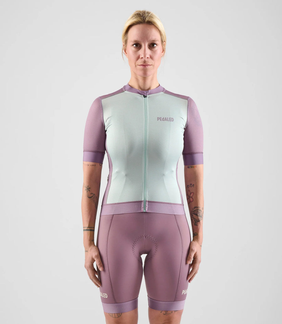 Pedaled Element Women's Jersey Radtrikot Lilac