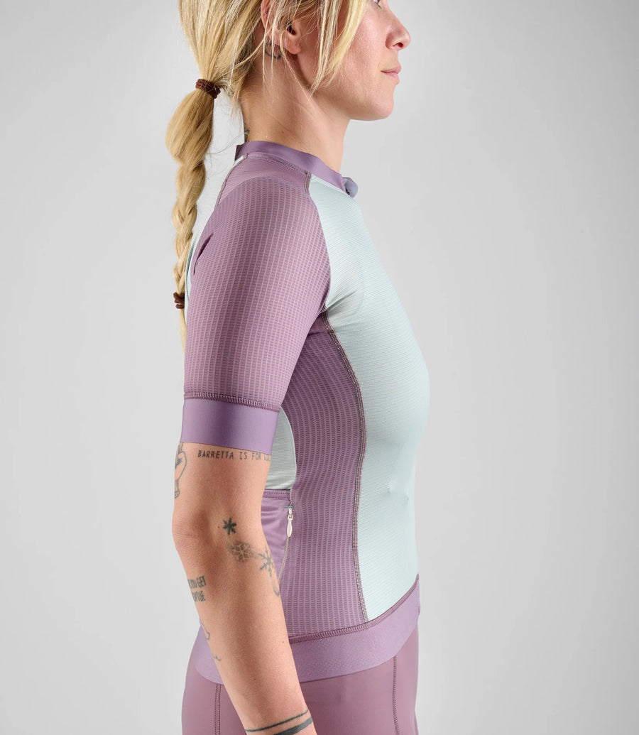 Pedaled Element Women's Jersey Radtrikot Lilac