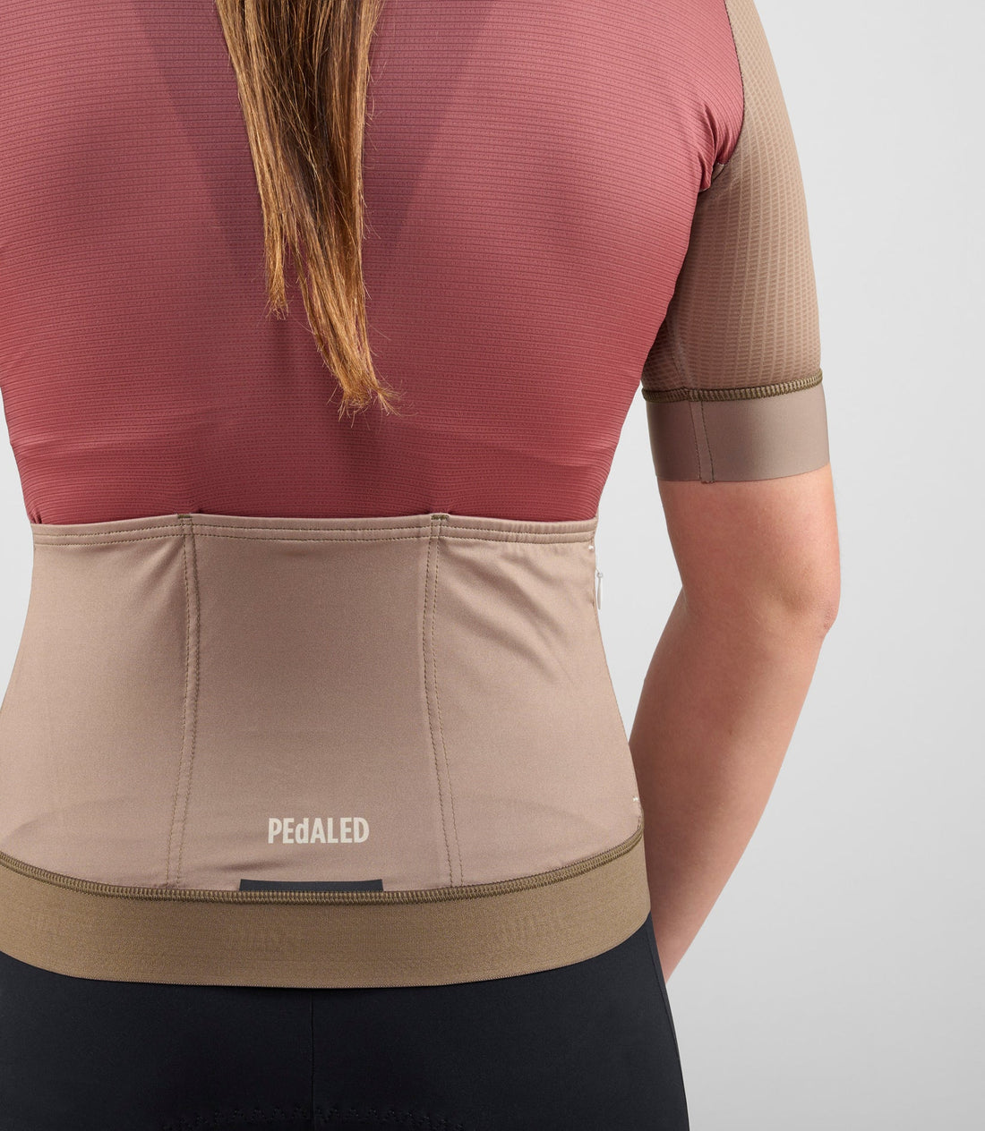 Pedaled Element Women's Jersey Radtrikot Brown