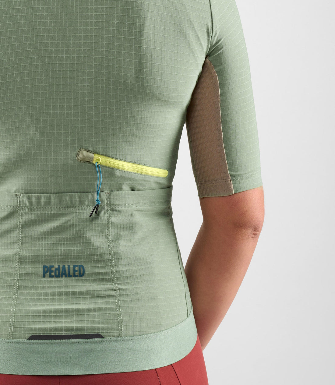 Pedaled Odyssey Women's Jersey Radtrikot Olive Green
