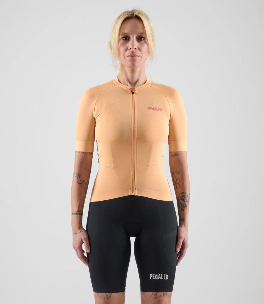 Pedaled Element Lightweight Women's Jersey Radtrikot Orange