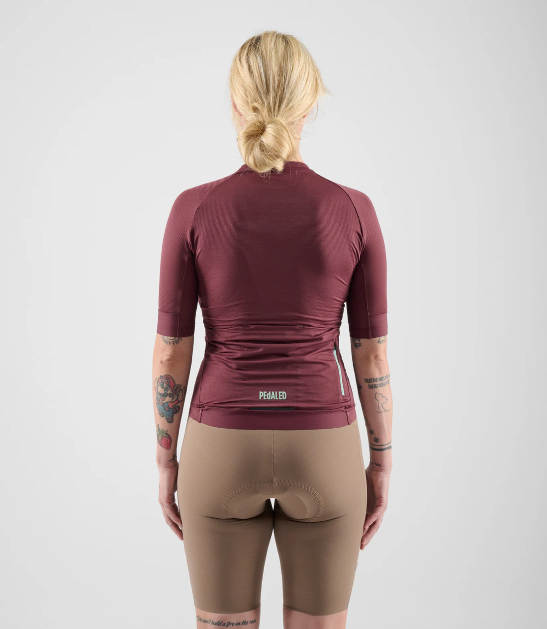 Pedaled Element Lightweight Women's Jersey Radtrikot Burgundy