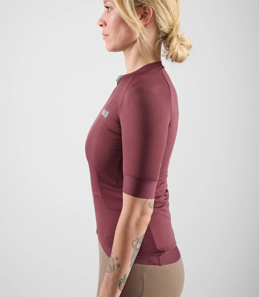 Pedaled Element Lightweight Women's Jersey Radtrikot Burgundy