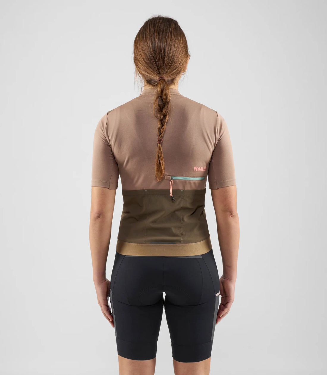 Pedaled Odyssey Merino Women's Jersey Radtrikot Brown