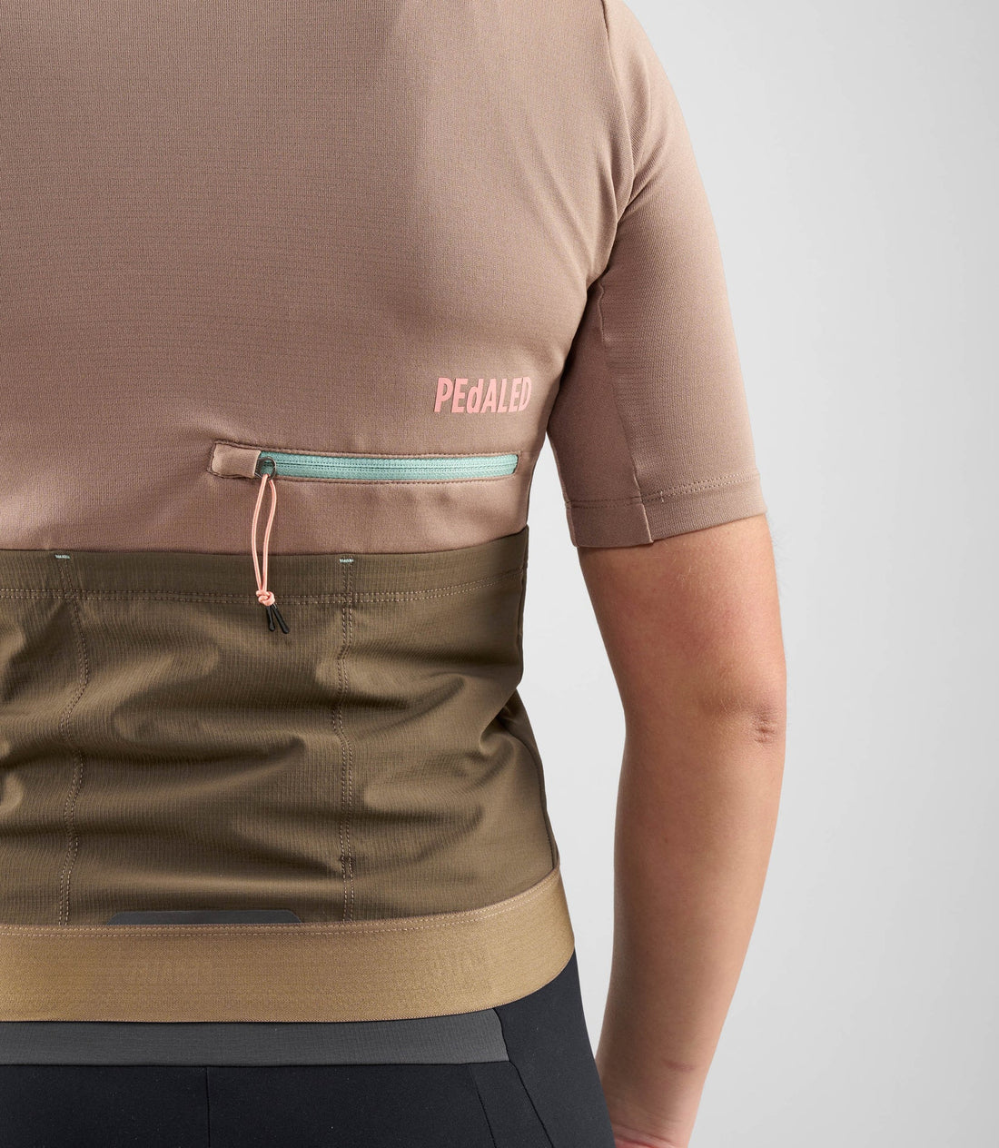Pedaled Odyssey Merino Women's Jersey Radtrikot Brown