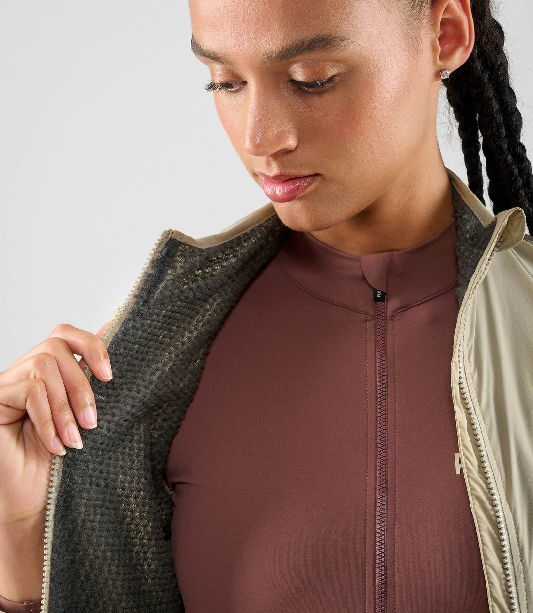 Pedaled Element Alpha® Womens' Jacket Winter Fahrradjacke Light Grey