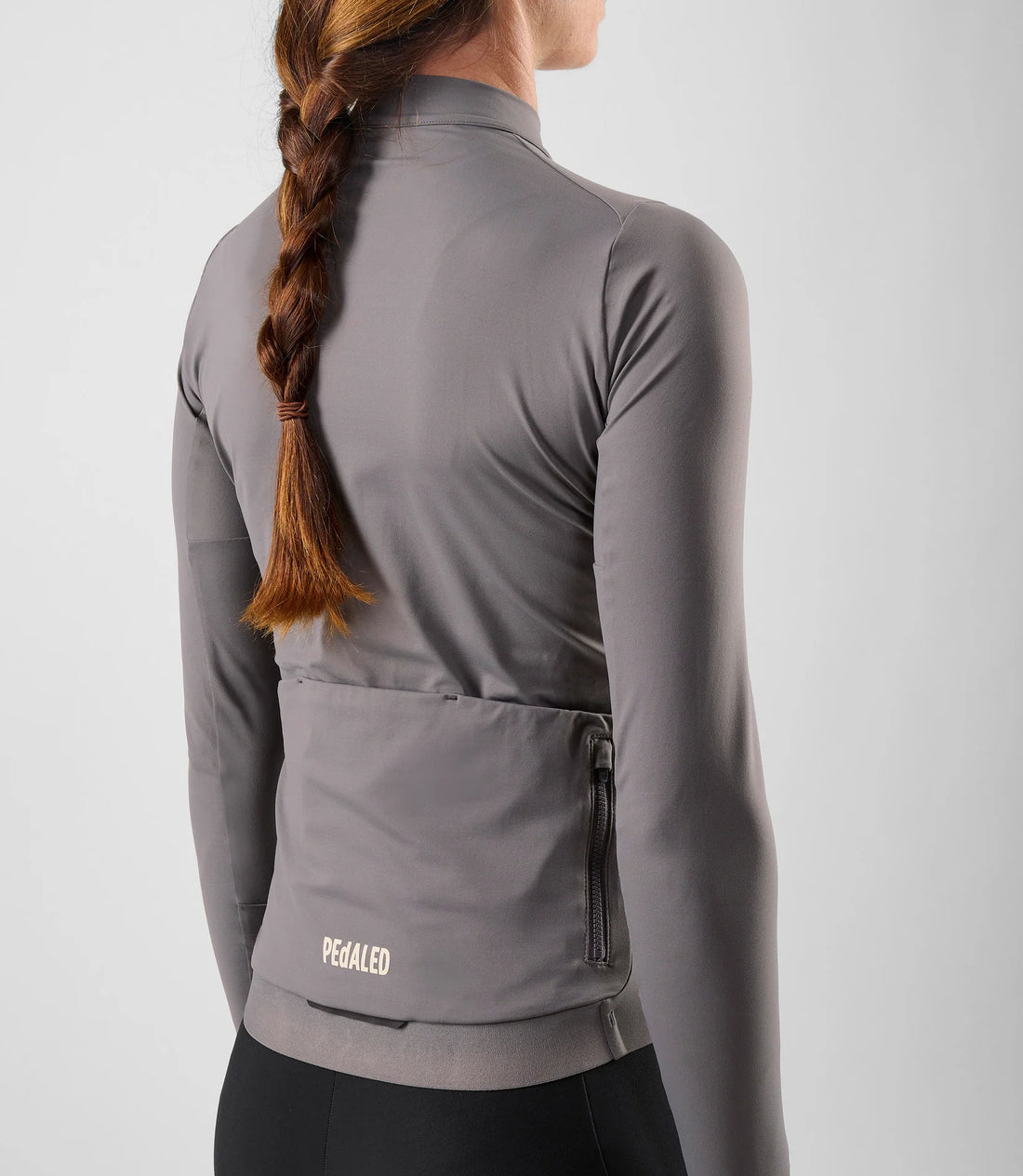 Pedaled Element Women's Long Sleeve Jersey Radtrikot langarm Grey