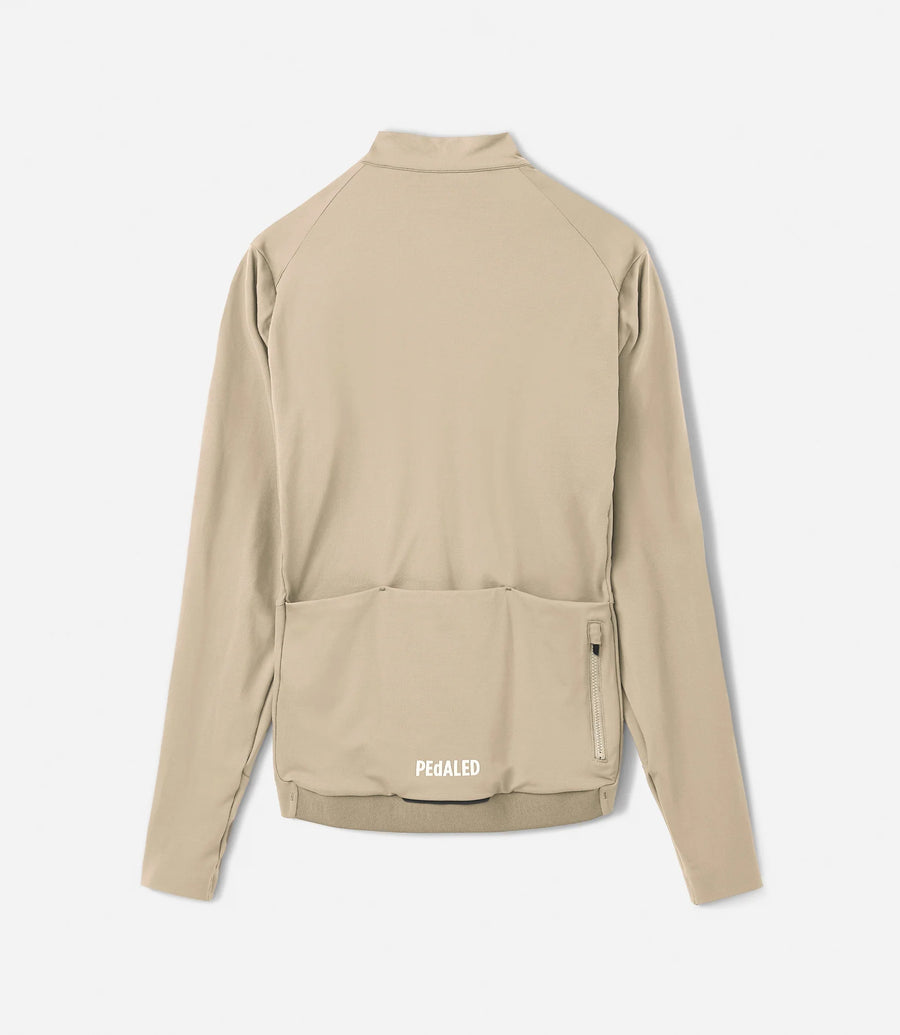 Pedaled Element Women's Long Sleeve Jersey Radtrikot langarm Beige