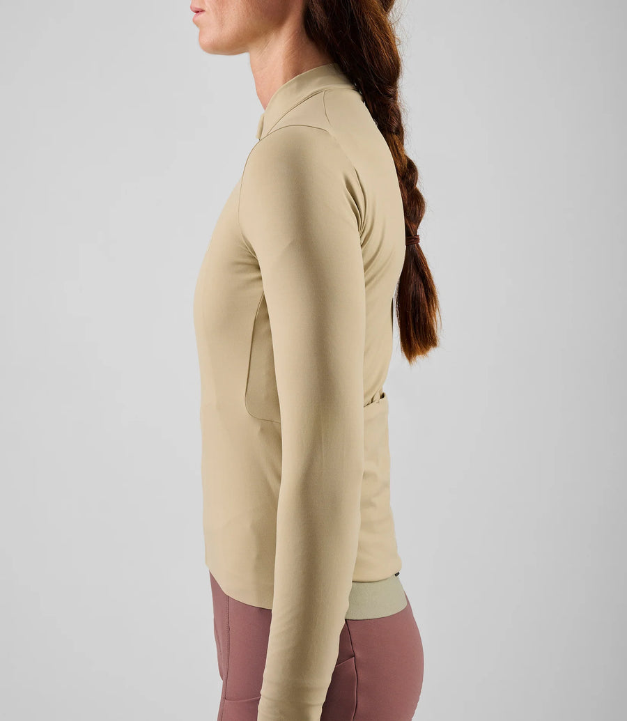 Pedaled Element Women's Long Sleeve Jersey Radtrikot langarm Beige