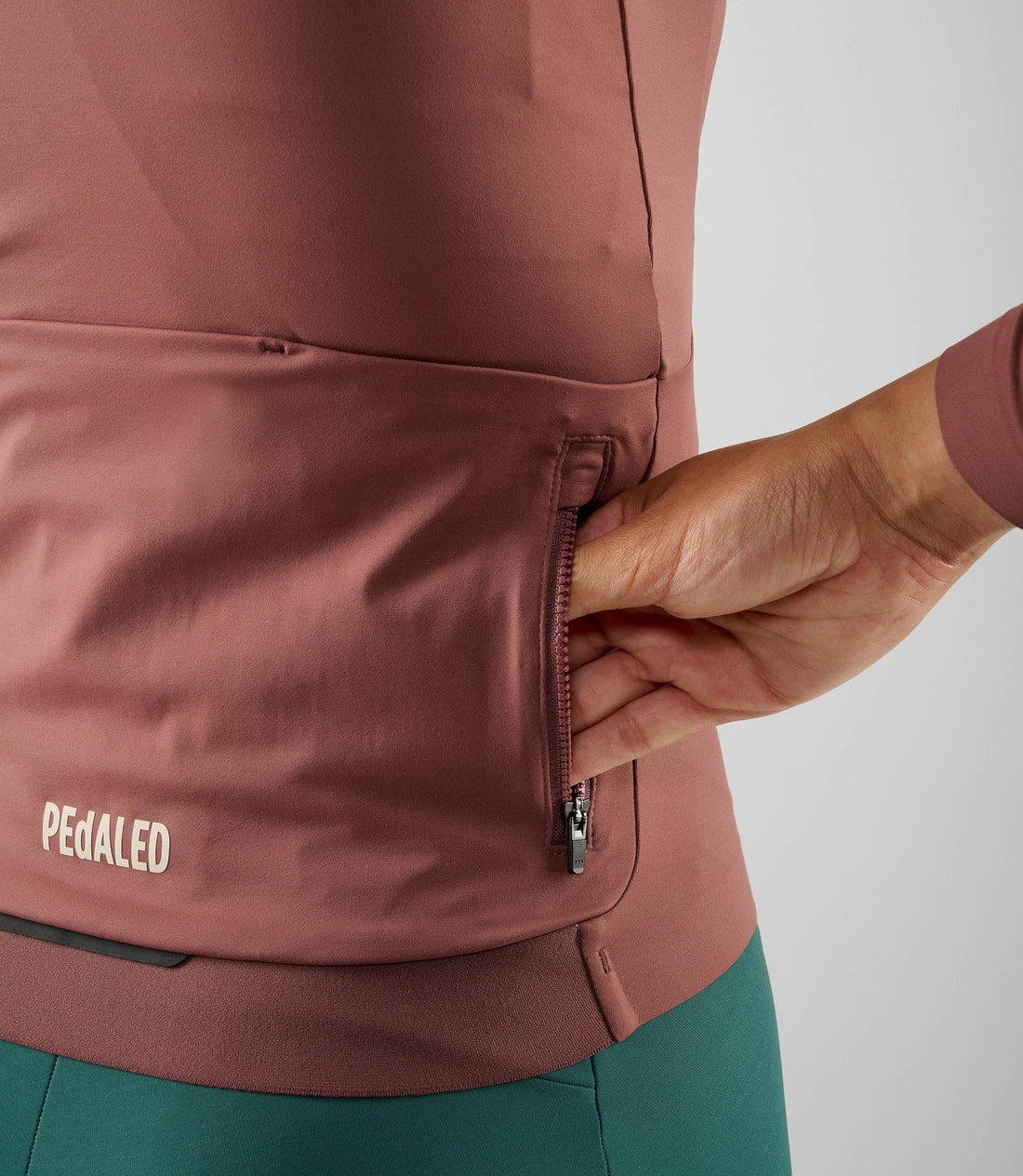 Pedaled Element Women's Long Sleeve Jersey Radtrikot langarm Raisin Purple