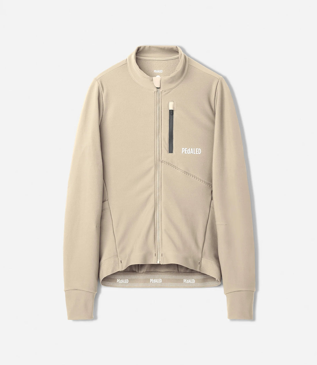 Pedaled Odyssey Women's Long Sleeve Jersey Radtrikot langarm Beige