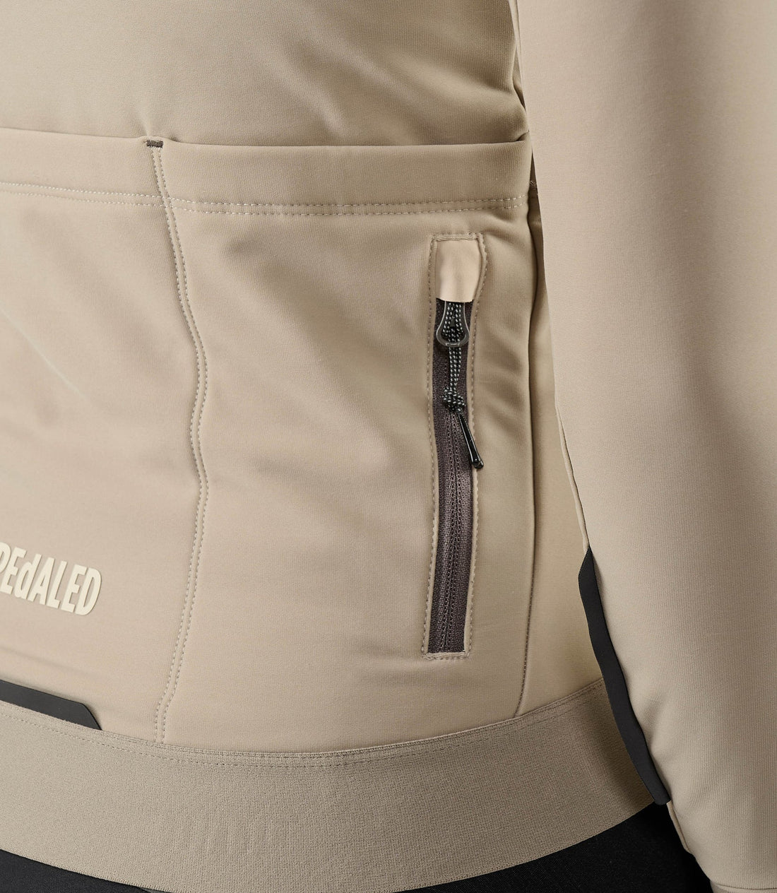 Pedaled Odyssey Women's Long Sleeve Jersey Radtrikot langarm Beige