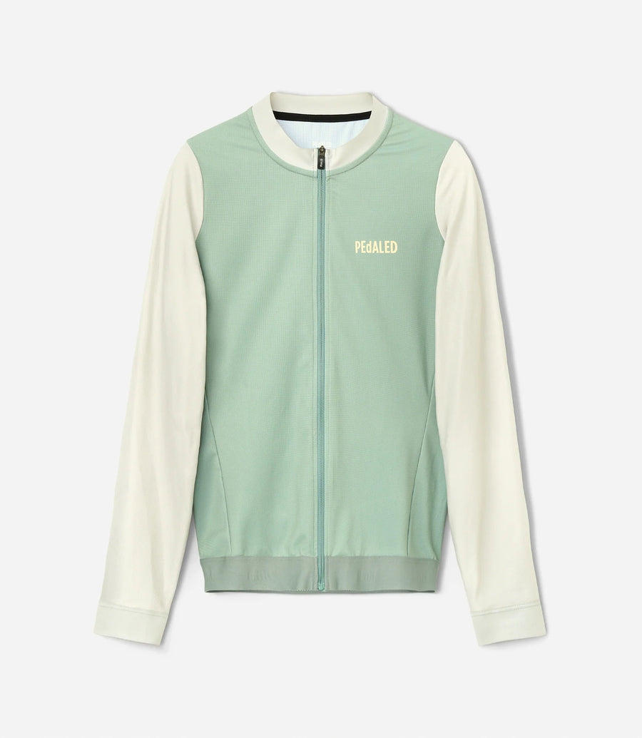 Pedaled Element Women's Long Sleeve Jersey Radtrikot langarm Light Blue