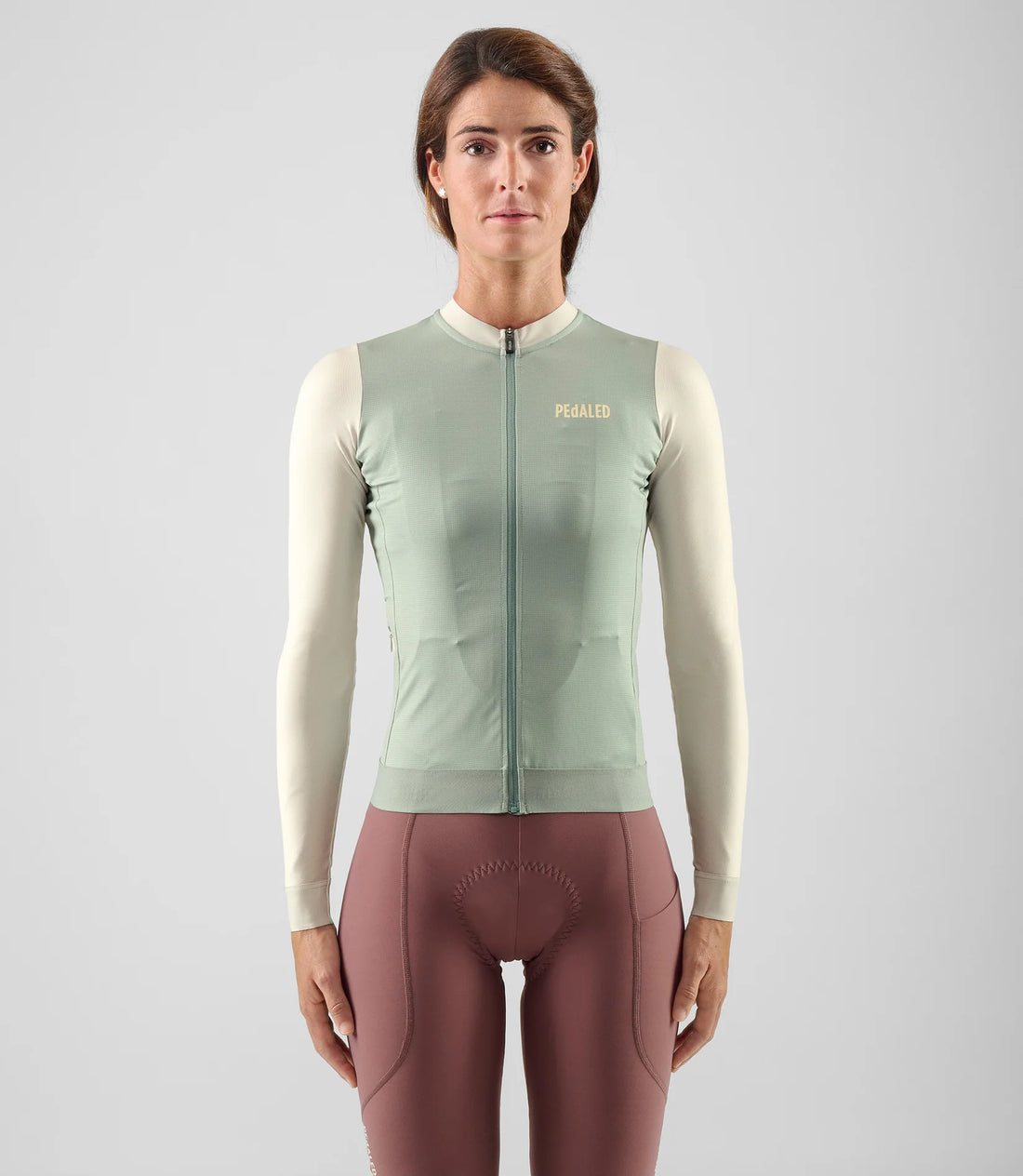 Pedaled Element Women's Long Sleeve Jersey Radtrikot langarm Light Blue