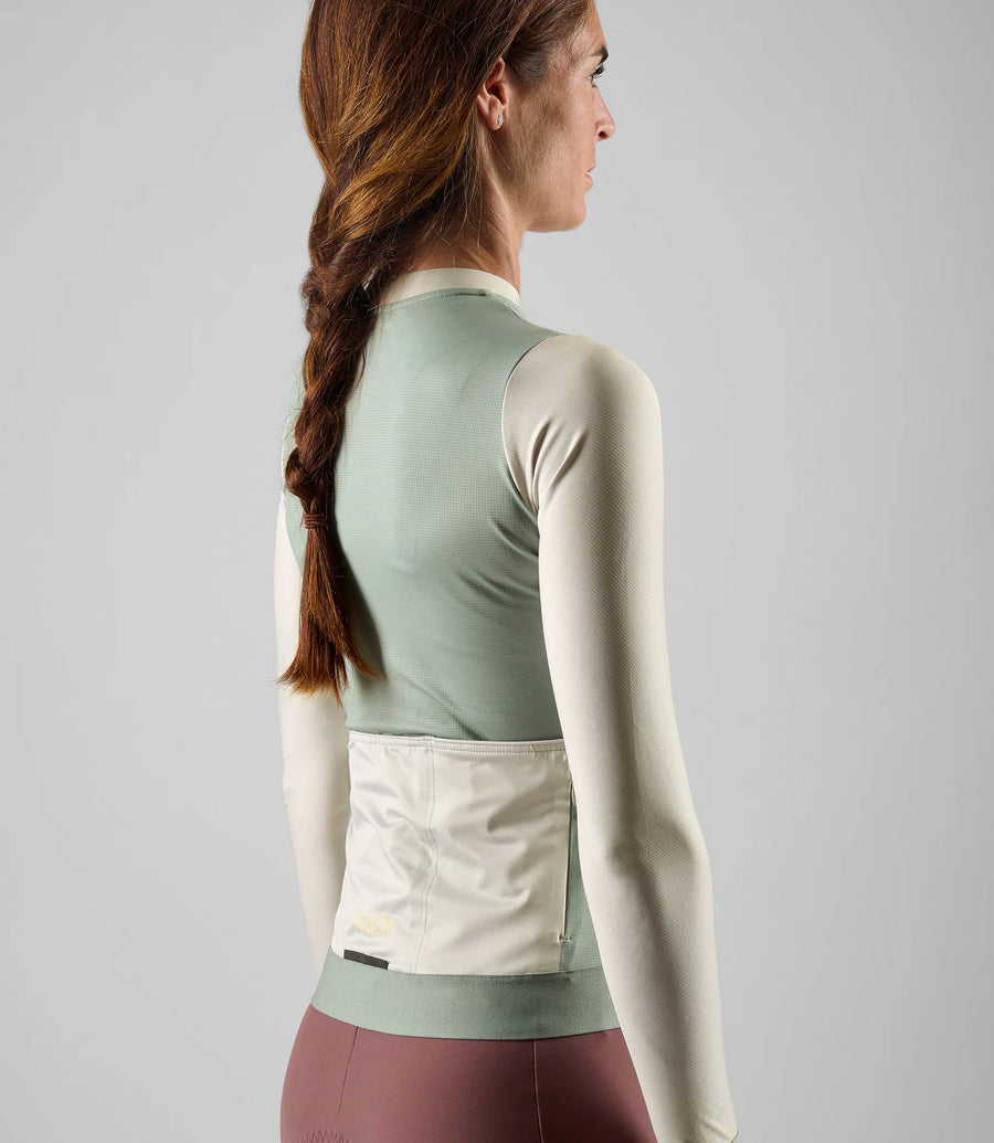 Pedaled Element Women's Long Sleeve Jersey Radtrikot langarm Light Blue