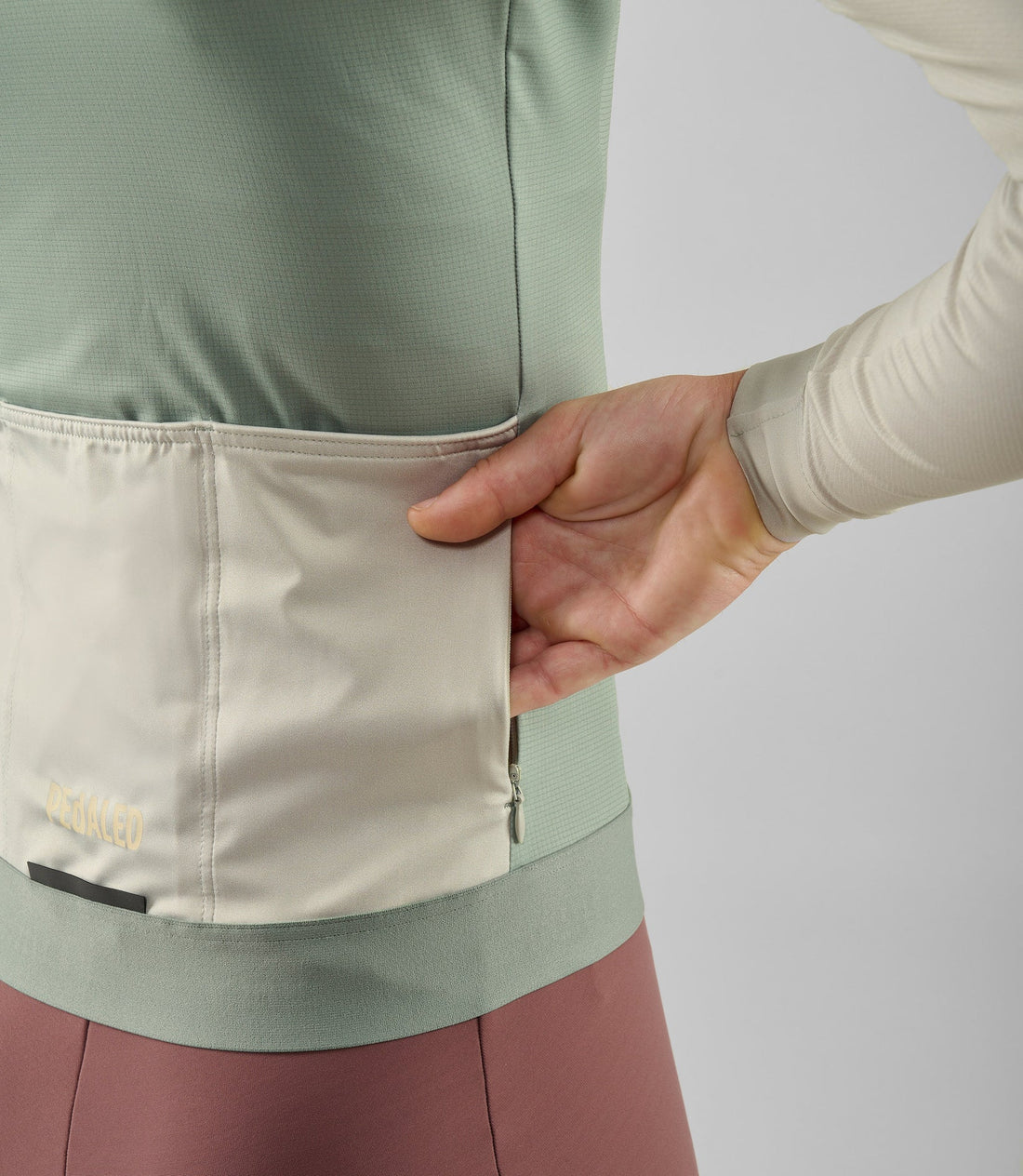 Pedaled Element Women's Long Sleeve Jersey Radtrikot langarm Light Blue