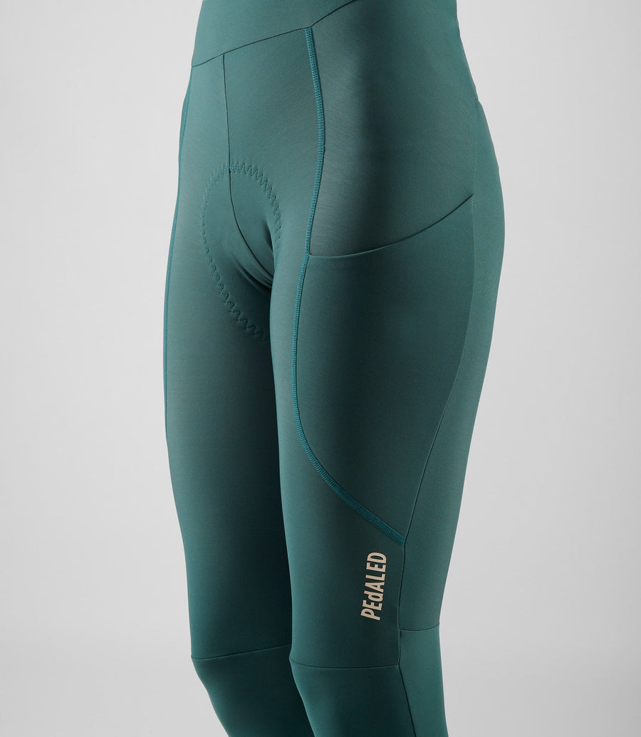 Pedaled Element Women's Tight Thermo Trägerhose Teal
