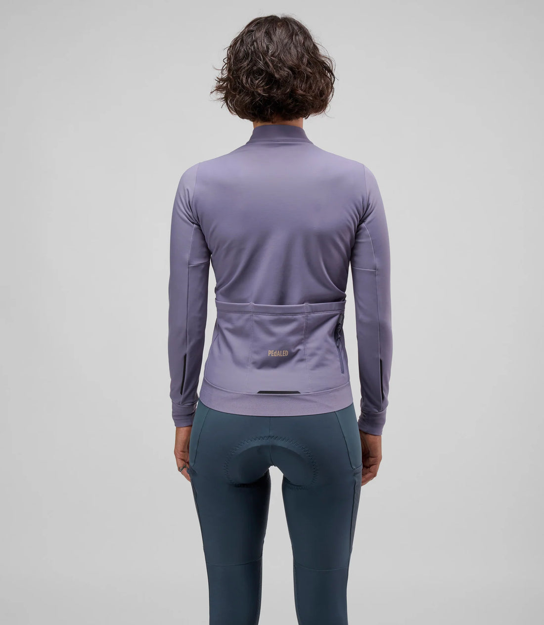 Pedaled Odyssey Women's Long Sleeve Jersey Radtrikot langarm Lilaic