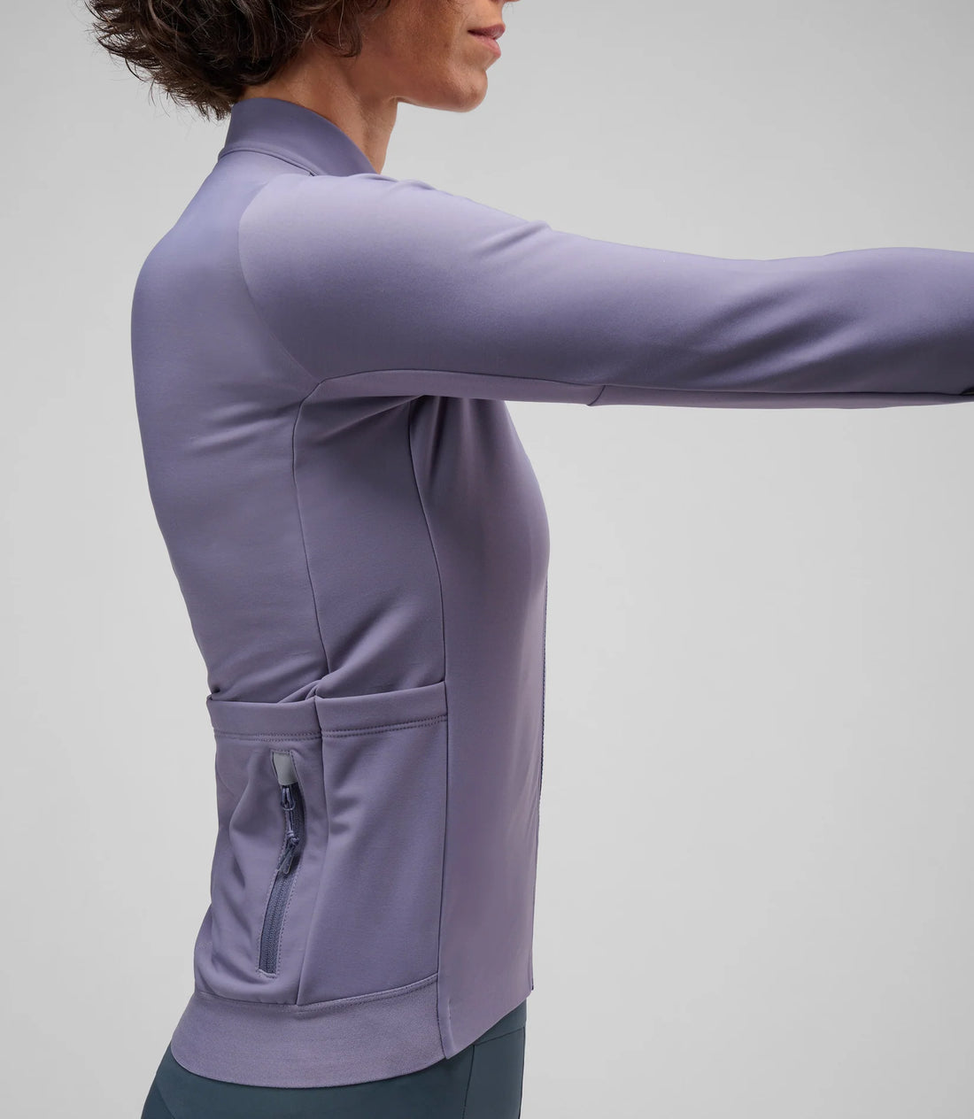 Pedaled Odyssey Women's Long Sleeve Jersey Radtrikot langarm Lilaic