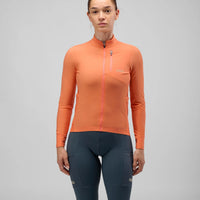 Pedaled Odyssey Women's Long Sleeve Jersey Radtrikot langarm Orange