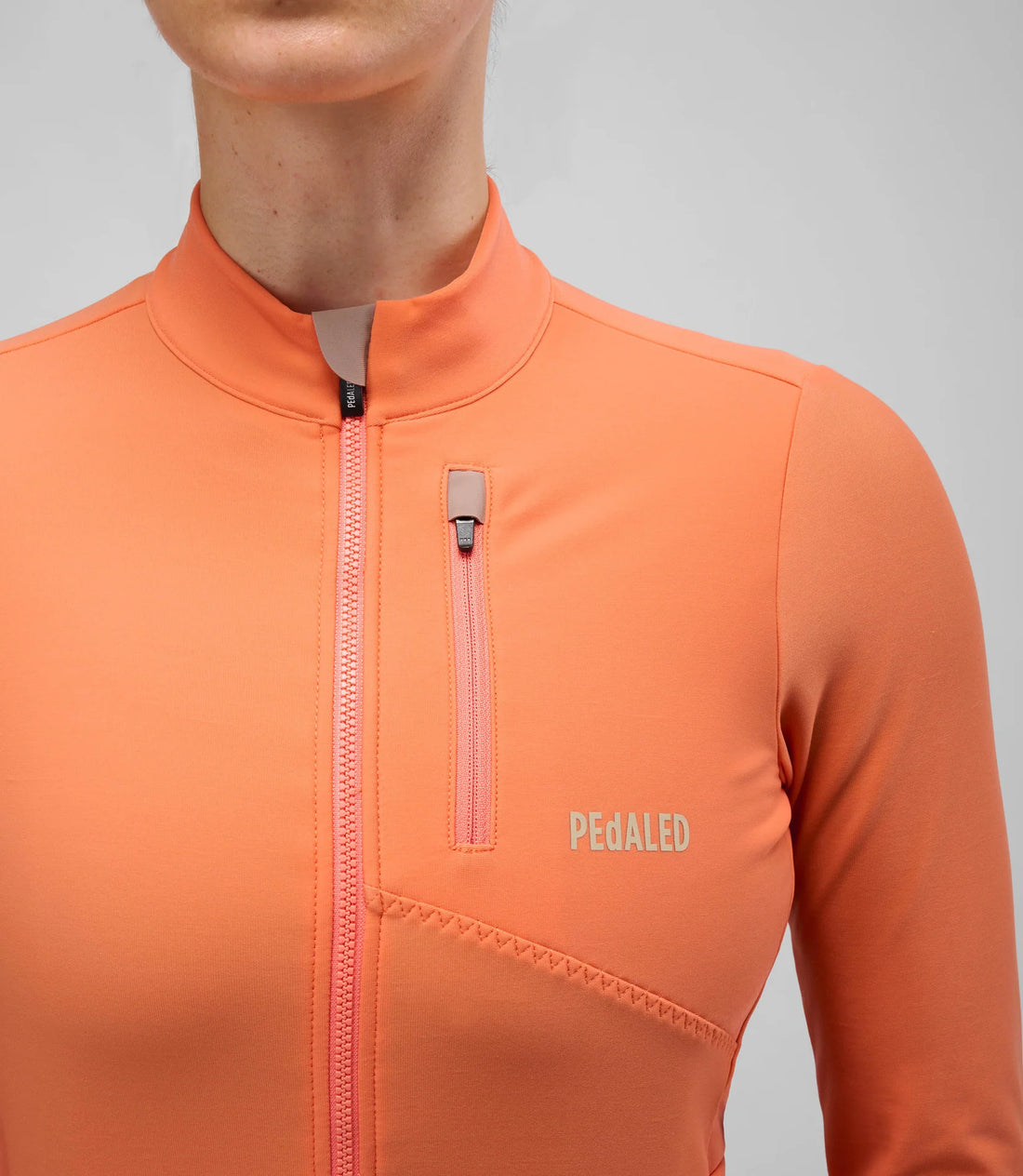 Pedaled Odyssey Women's Long Sleeve Jersey Radtrikot langarm Orange