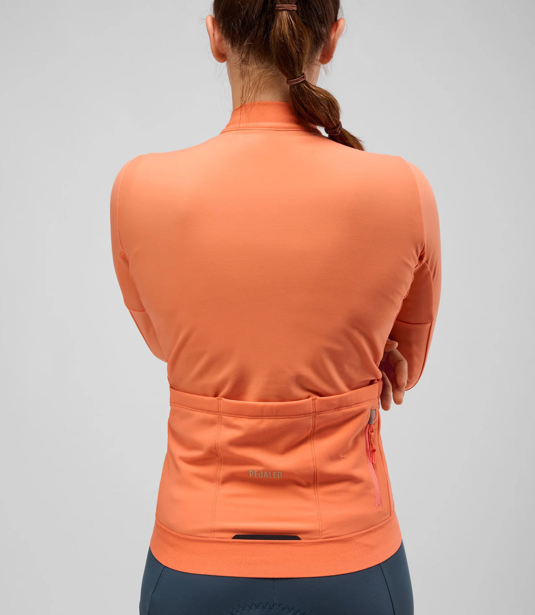Pedaled Odyssey Women's Long Sleeve Jersey Radtrikot langarm Orange