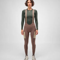 Pedaled Women's Odyssey Bib Tights Winter Trägerhose Walnut