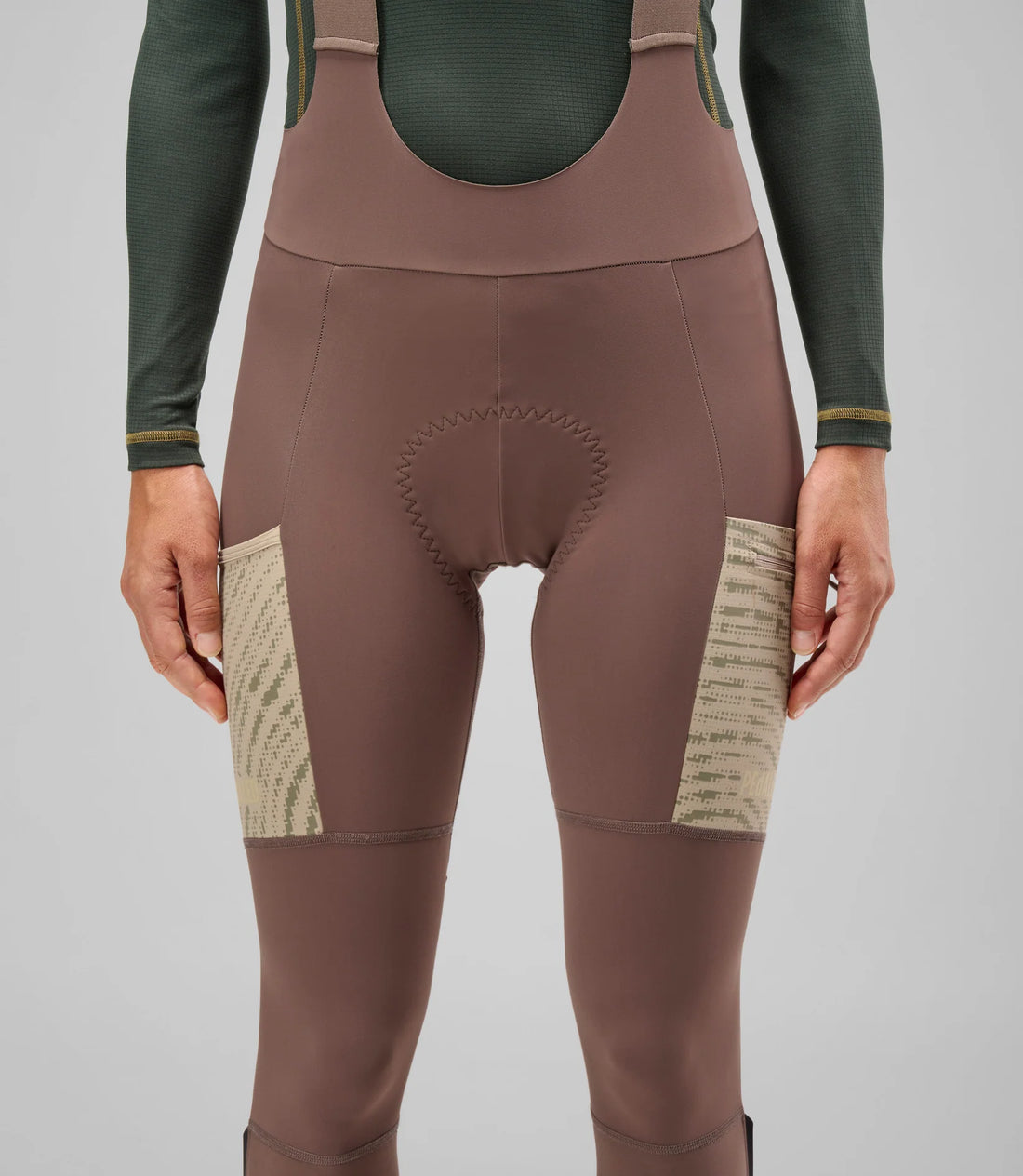 Pedaled Women's Odyssey Bib Tights Winter Trägerhose Walnut